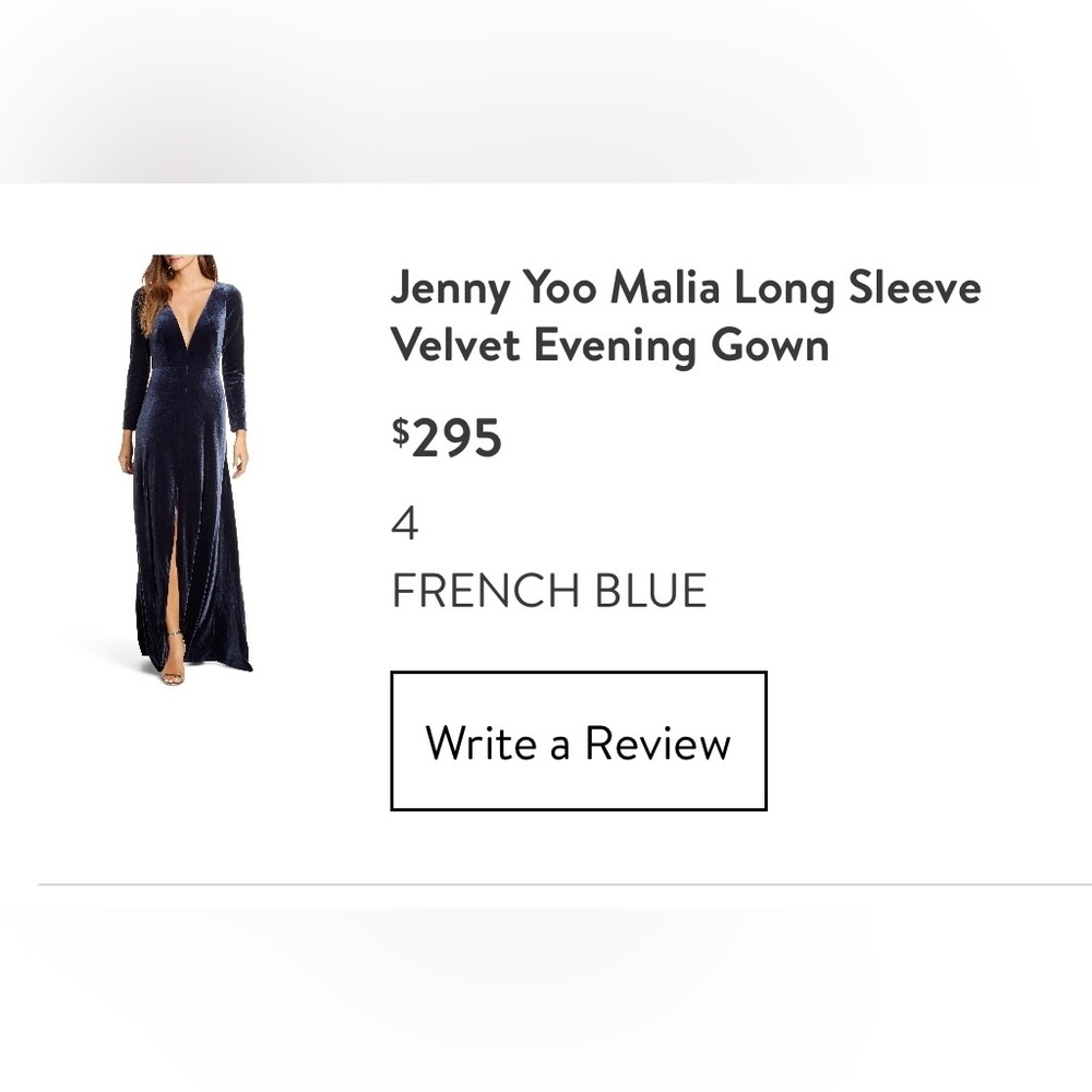 Jenny Yoo velvet dress - Picture 10 of 10